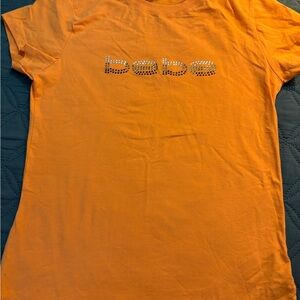 Bebe Sport Vibrant Orange Tee